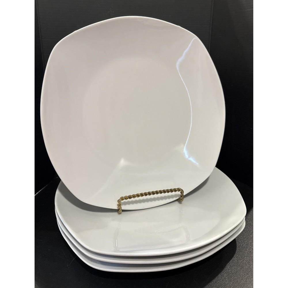 Denmark Tools For Cooks White Dinner Plates Plate Rounded Square Set Of 4
